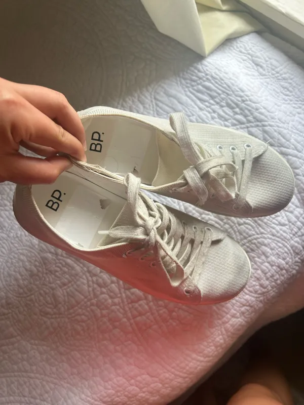 Bp white sneakers  - Image 2