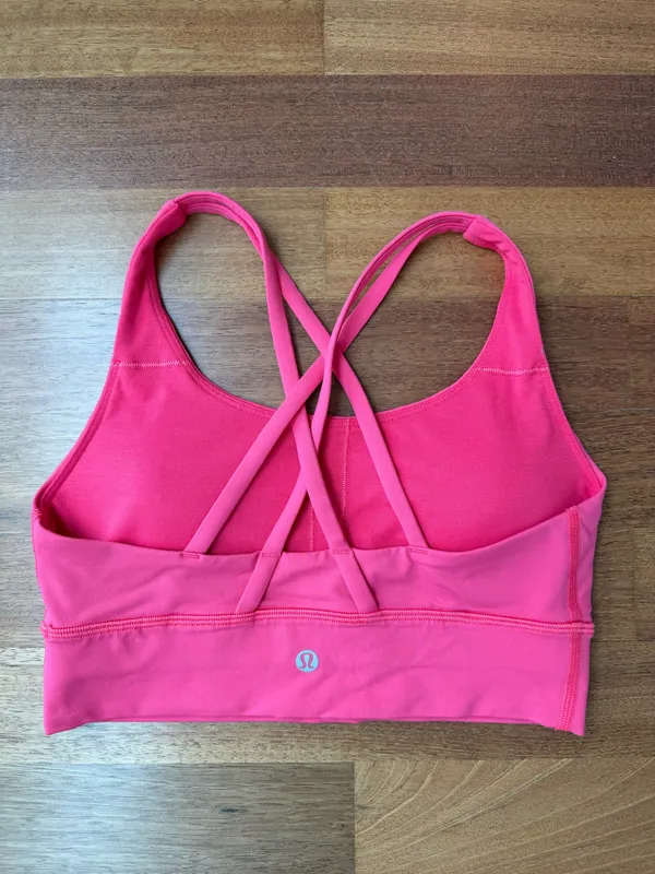 Lululemon Energy Bra Long Line pink - Image 2