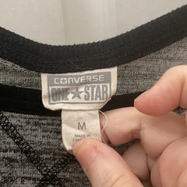 FINAL MARKDOWN Converse One Star long sleeved top (M) - Image 3