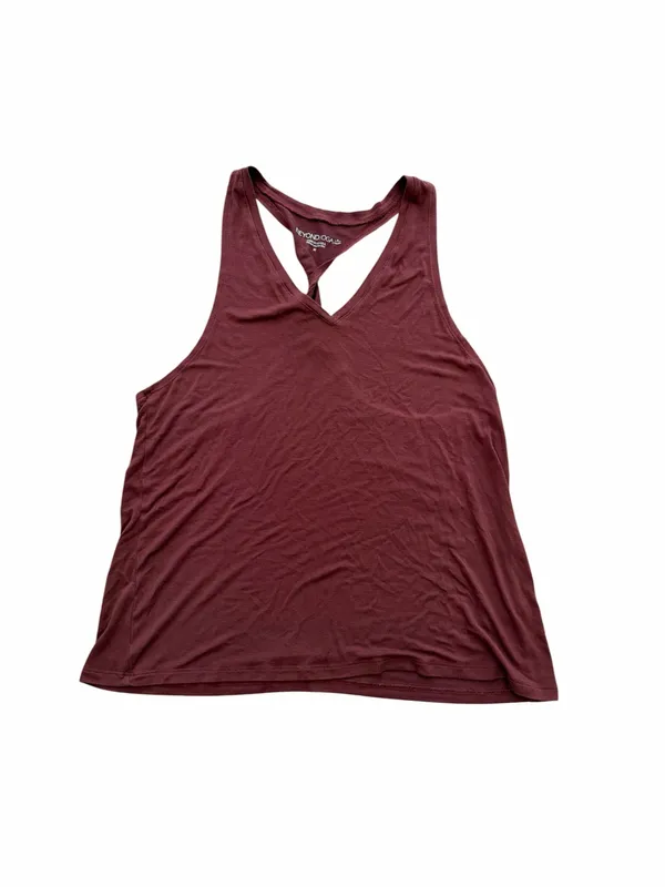 Beyond Yoga Twisted Racerback Tank Size M Red - Image 4