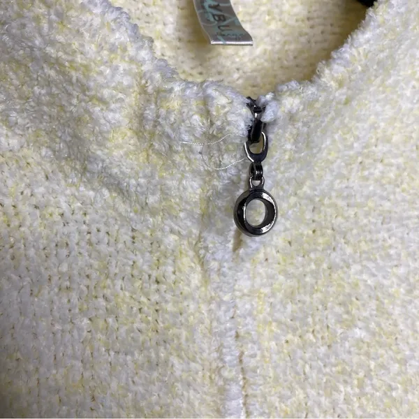 Soybu yellow fuzzy fleece jacket‎ size large - Image 3