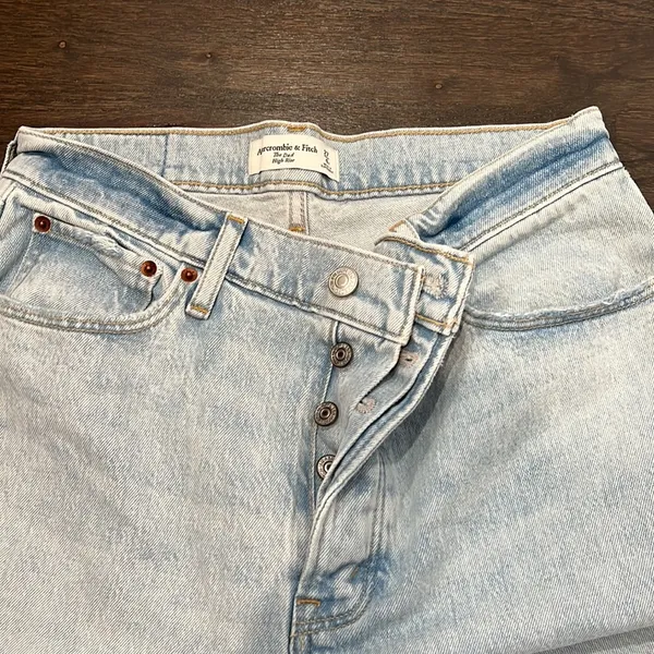 Abercrombie and fitch curve love high rise dad Jean - Image 4