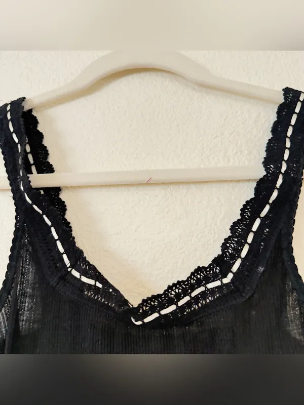 NWOT free people Only You Pointelle Tank Top - Image 6