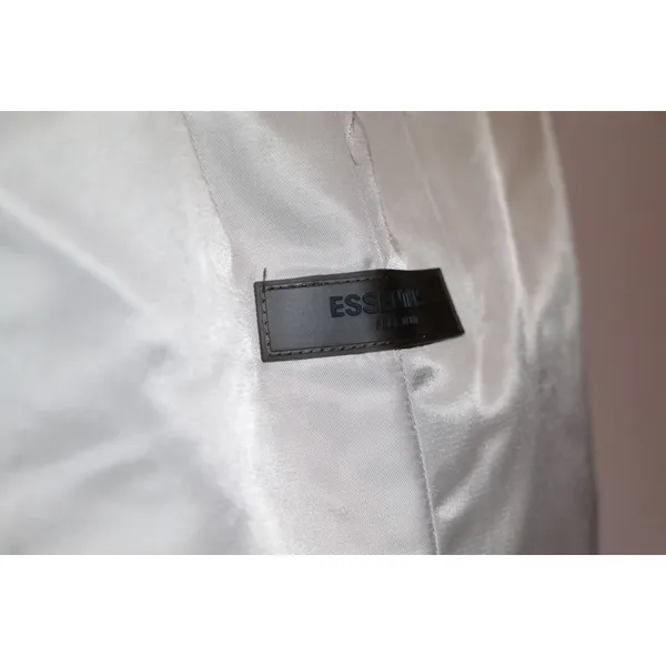 Essentials Gray Nylon Track Pants - Image 6