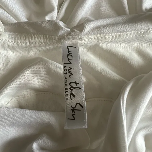 Lucy in the Sky Woman’s White Stretchy Going Out Bodycon Dress Size XS - Image 14