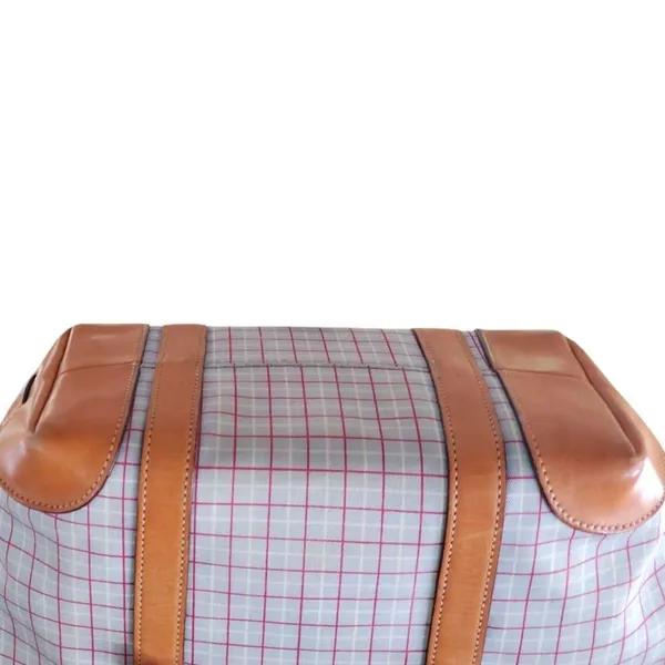 Coach - Plaid Tote Bag with Tan Accents & Hangtag - Image 12