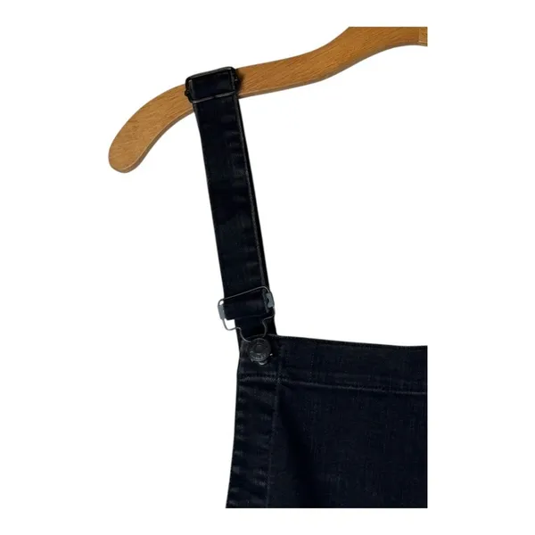 Madewell Overalls Women XS Washed Black Luna Denim‎ Skinny Gothic Grunge Outdoor - Image 5
