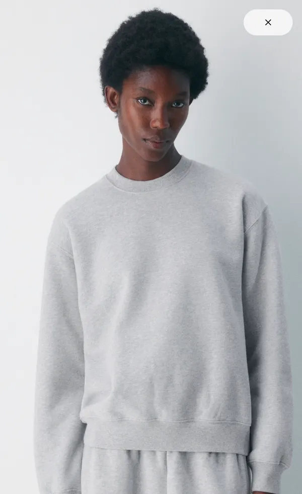 Aritzia Cozy Sweatfleece Boyfriend crewneck - Image 2