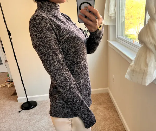 Thermo Turtleneck top. S Brown - Image 11