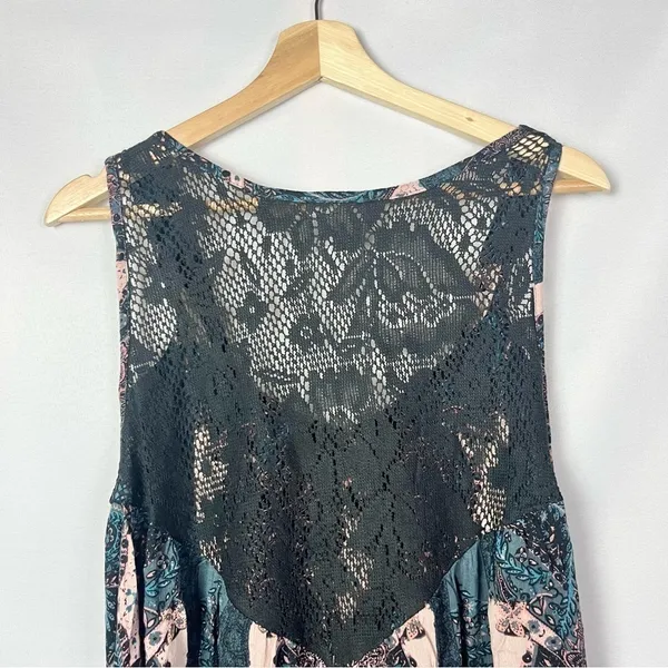 Free‎ People Count Me In Trapeze Mini Tunic Dress M - Image 6