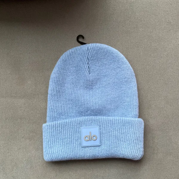Alo Yoga Everyday Beanie Hat Tile Blue Heather - Image 2