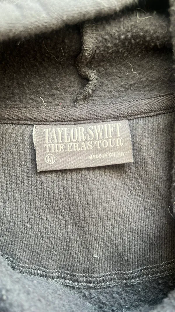 Taylor Swift Eras Tour Hoodie Black - Image 5
