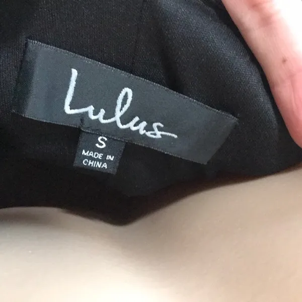 Lulu’s Theory of Love Black Off Shoulder Dress - Image 9