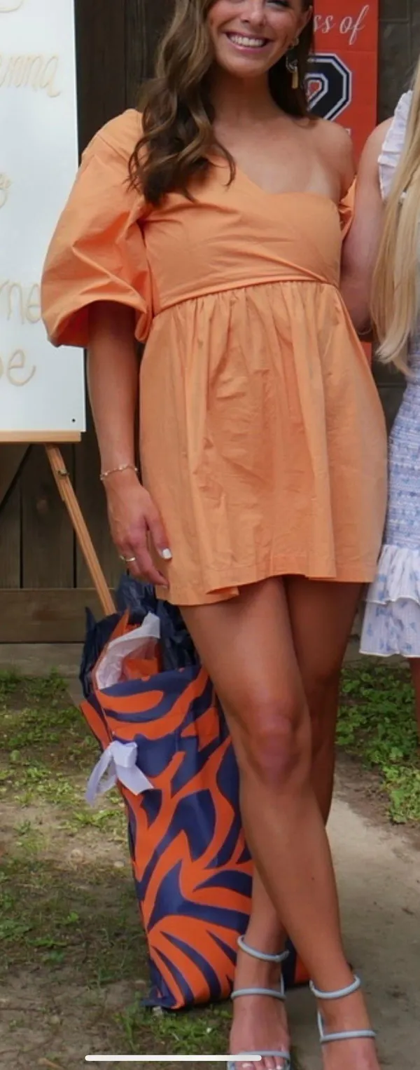 Showpo Orange one shoulder dress - Image 4