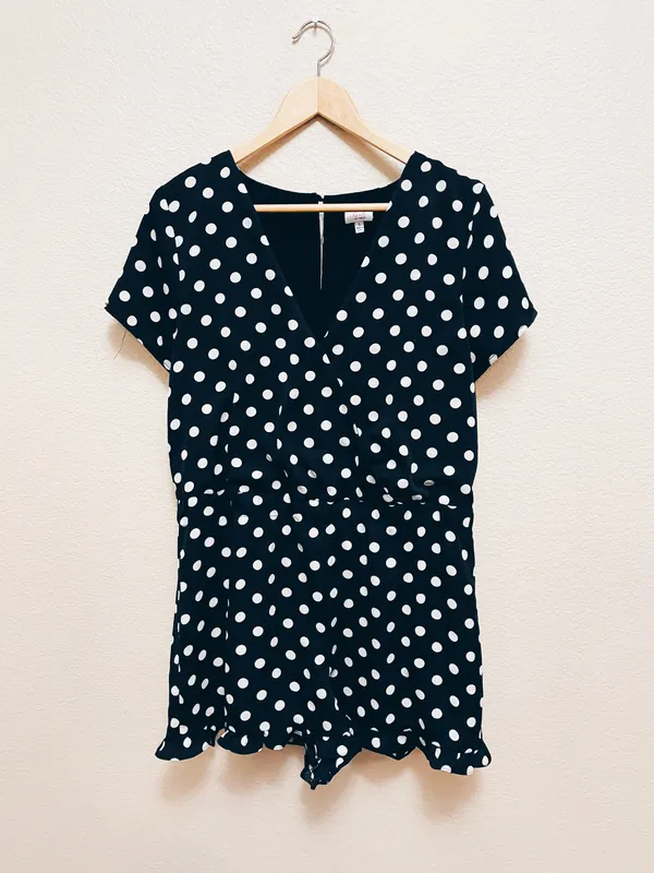 Q&A Polka Dot Romper - Image 2