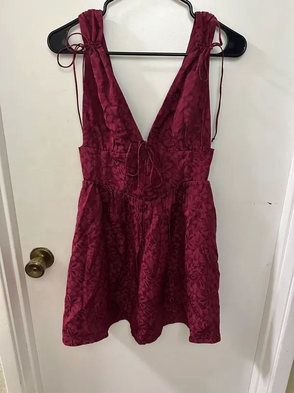For Love & Lemons Janet Floral Jacquard Minidress - Image 4