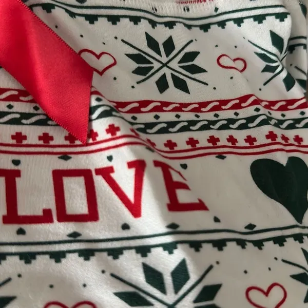 Jordann Christmas elastic Waist Pajama Pants Size Medium - Image 5