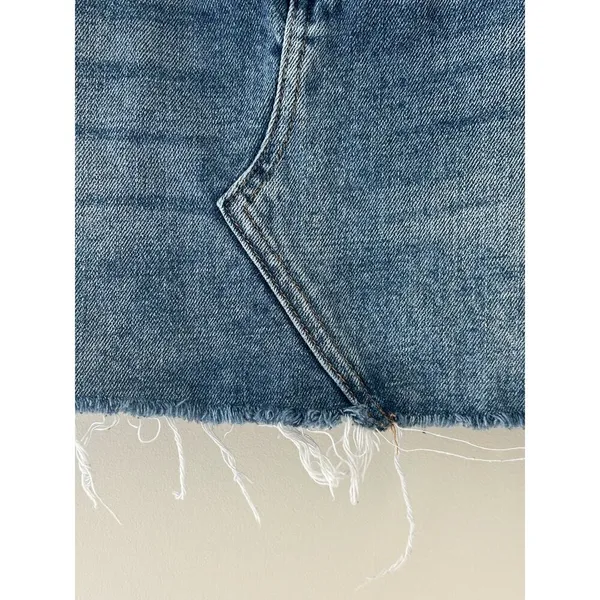 JBD Denim Mini Skirt Sz L Blue Size L - Image 5