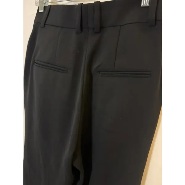 COS Black High Rise Pleated Cuffed Trousers Size 4 Minimalist Career Wear - Image 6