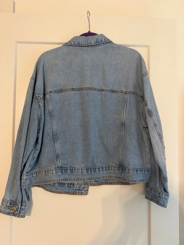 Universal Threads Studded Denim Jacket - Image 3