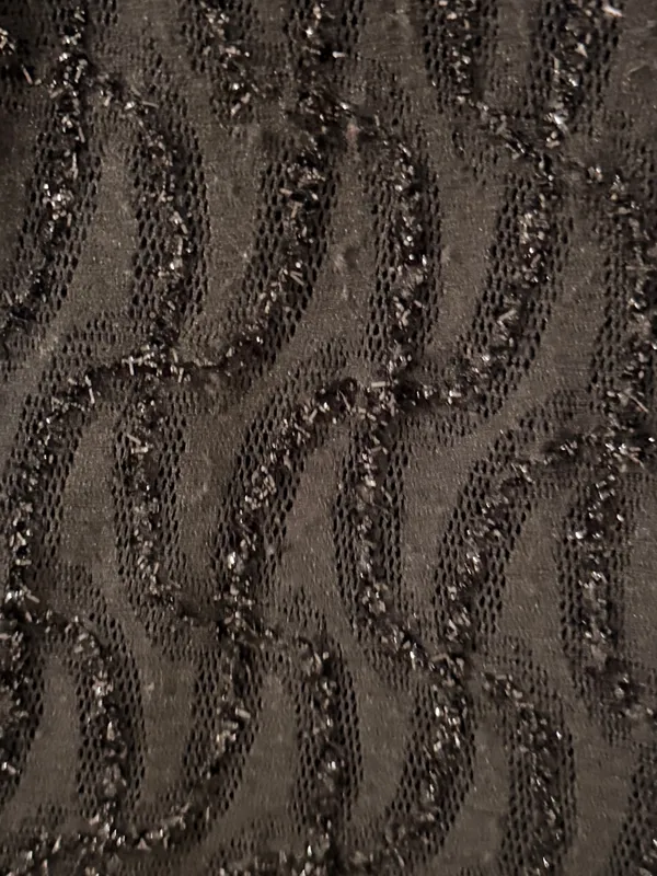 Vintage Poly Black Evening Gown - Image 3