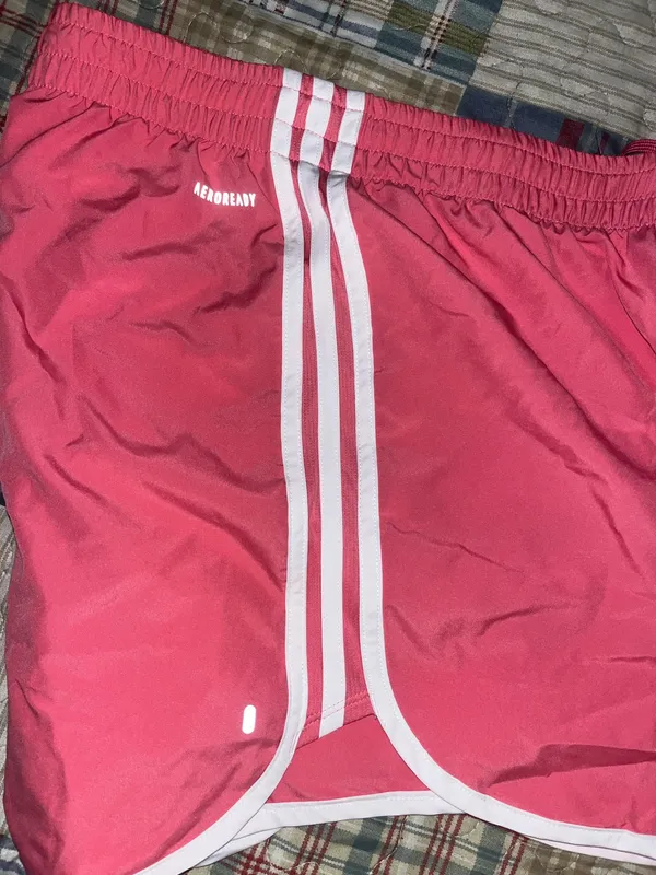 Pink adidas athletic shorts size xl - Image 3