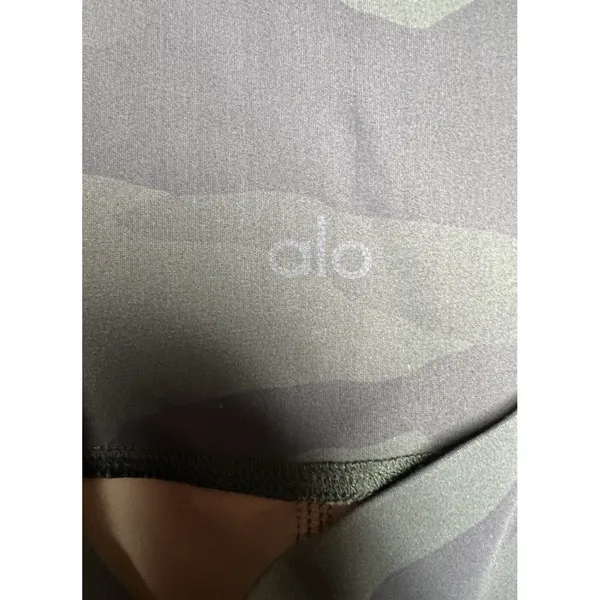 Alo High Waist Vapor Leggings Hunter Green Camo Women’s‎ Size Medium - Image 7