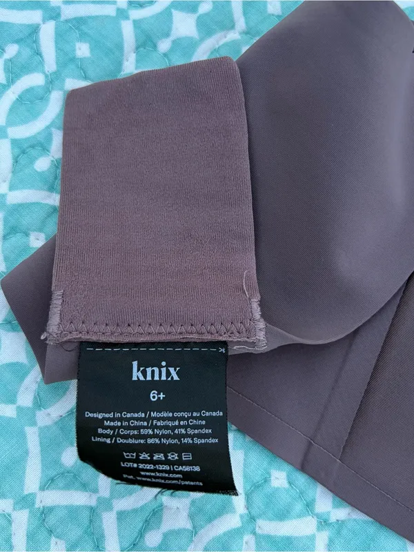 knix Wireless Seamless Bra in Mauve Sz 6+ - Image 9