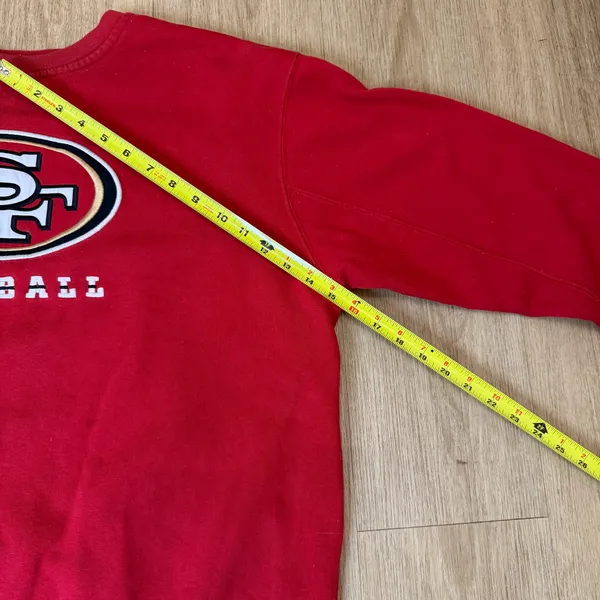 Size L- Vintage NFL Team Apparel San Francisco 49ers Football Sweatshirt - Image 6
