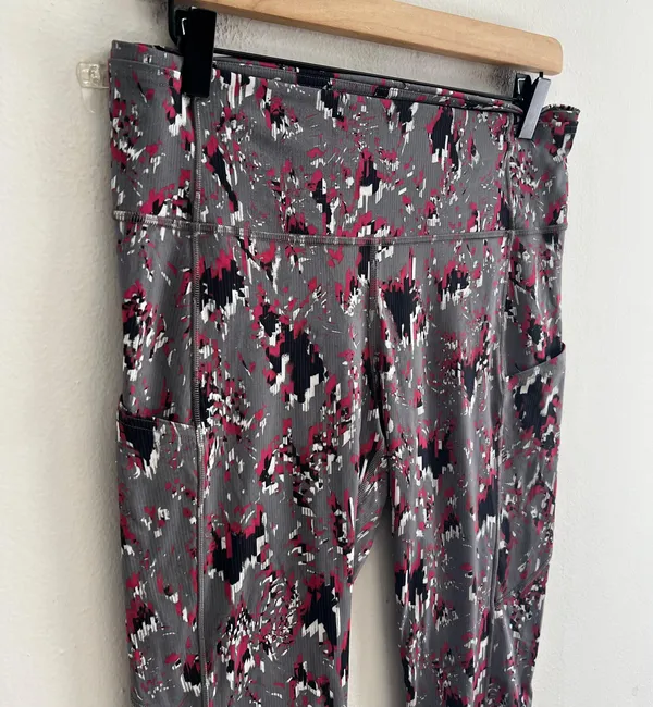 - Fast and Free High Rise Tight 25" Floral Flux Multi Leggings Athletic - Image 4