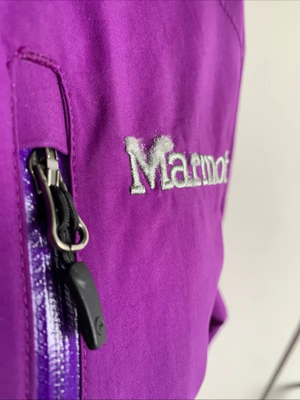 Marmot Ramble Component jacket women’s size small purple hooded jacket - Image 3