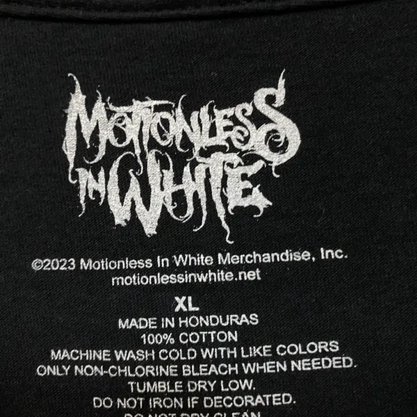 Motionless in White Screaming Banshee Tshirt size extra large - Image 4