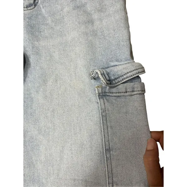 Vervet Jewel 90’s Vintage‎ Straight Cargo Jeans Size 26 - Image 5