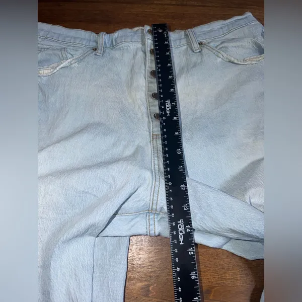 Universal‎ Thread Vintage Straight Button Fly Denim Jeans - Image 7