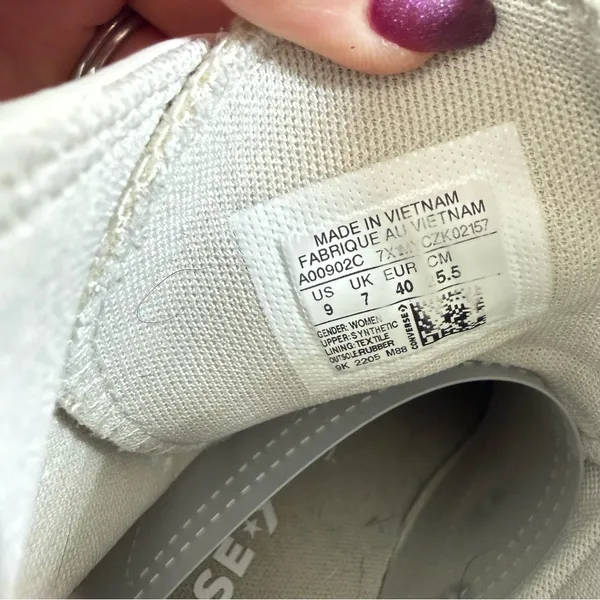 Converse Chuck Taylor All Star High Lift Platform Sneaker Shoe‎ Off White W9 - Image 6