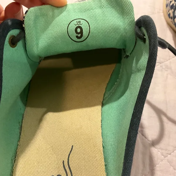 SOLUDOS Botanical Navy Classic Sneaker Size US 9 - Image 4