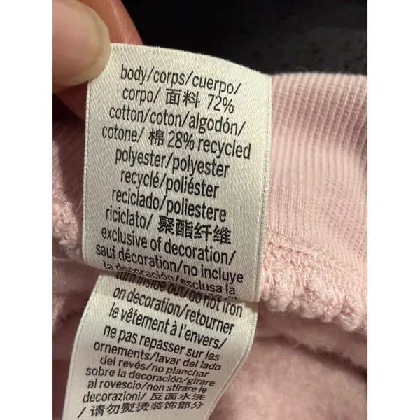 PINK Victoria's Secret Light Pink Flare‎ Sweatpants Foldover Waistband Small - Image 6