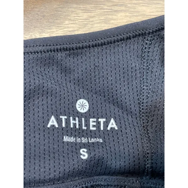 Athleta Racerback Tank With Built‑In Sports Bra Black Size S - Image 6