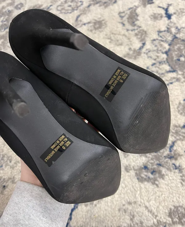 Charlotte Russe Black High Heels - Image 4
