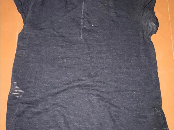 We The Free Black Short Sleeve V-Neck Tee - Image 4