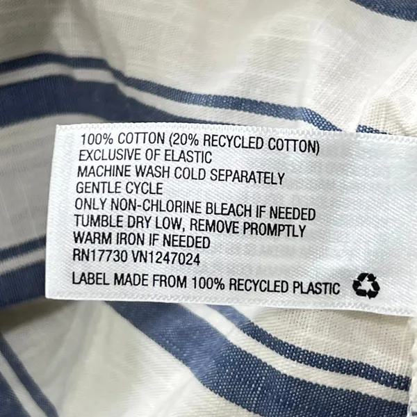 Universal Thread Womens 1X Blue White Patchwork Gingham Smocked Maxi Midi Dress - Image 6