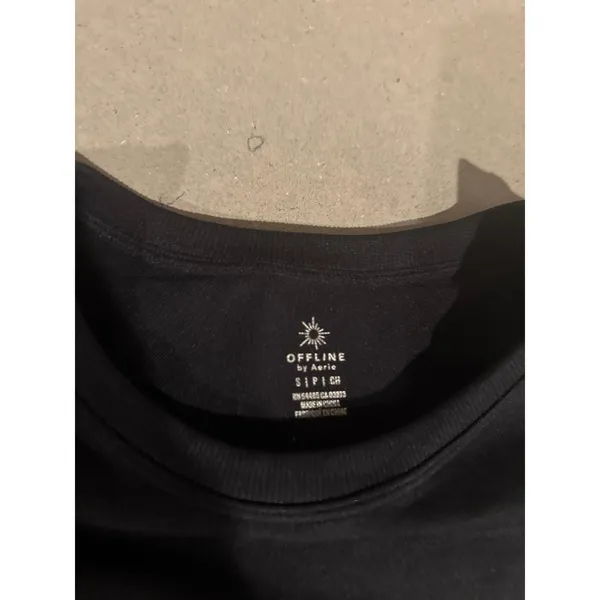 Aerie Offline black seamless croped top Size small‎ - Image 3