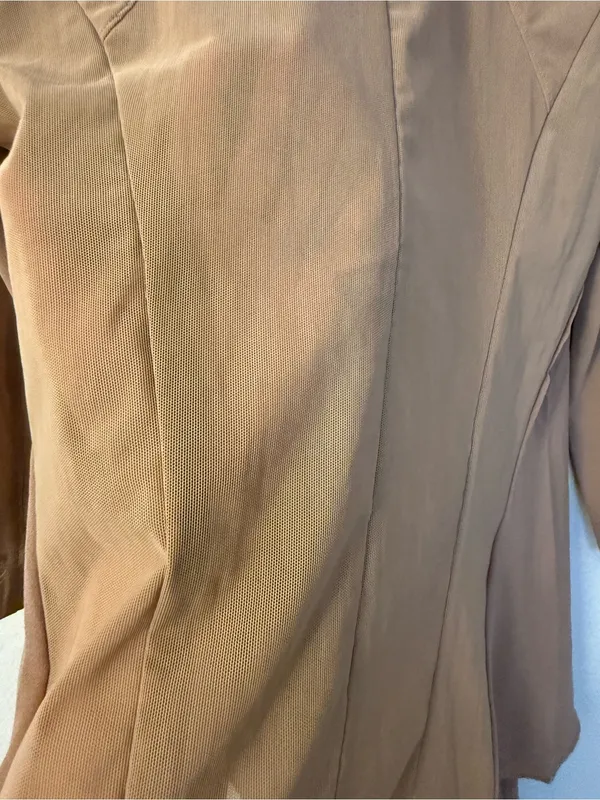 Lightweight Brown Draped Open - Image 8