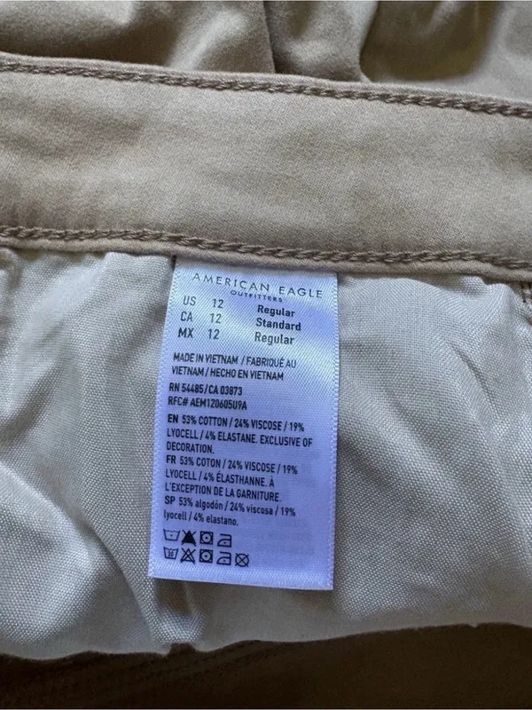 American Eagle Tan Hi-Rise Jeggings Womens Size 12 Next Level Stretch NWT - Image 11