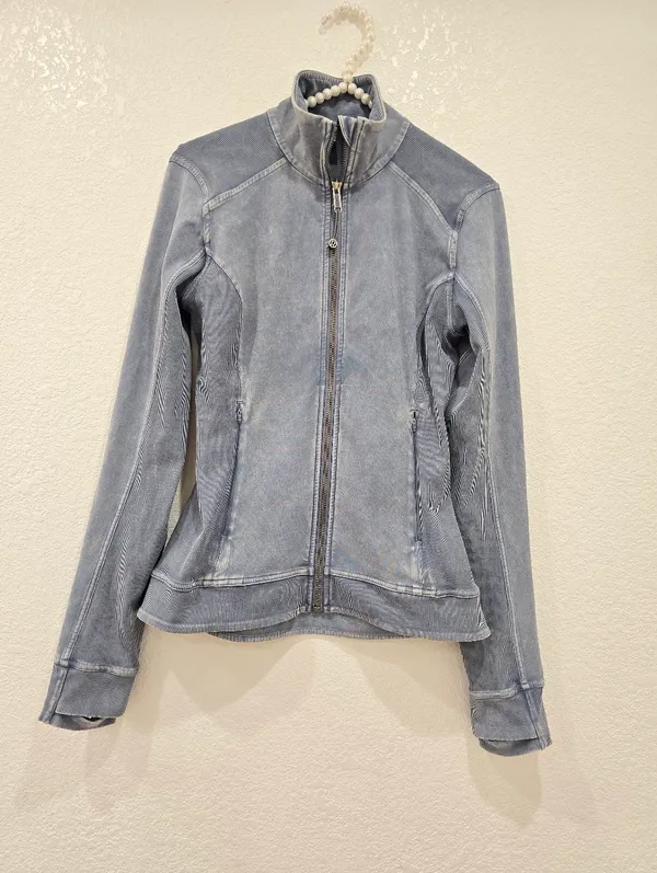 Lululemon Cut Class JacketWashed Moon Blue 6 - Image 5