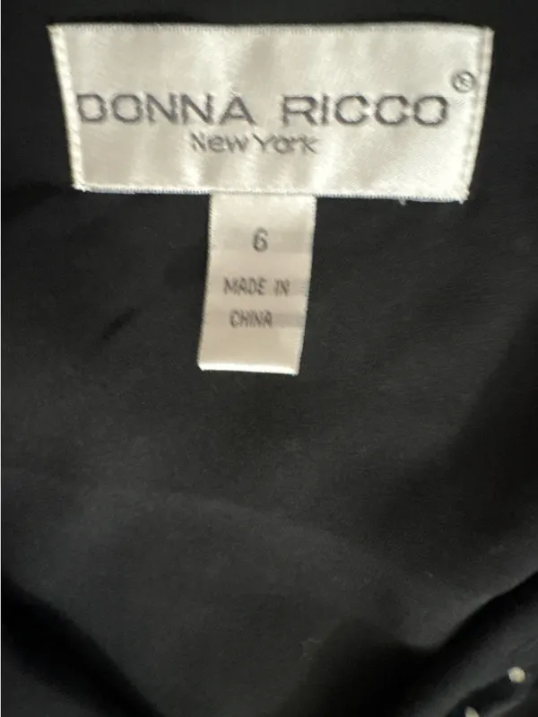 Donna Ricco Polka Dot Dress 6 - Image 2