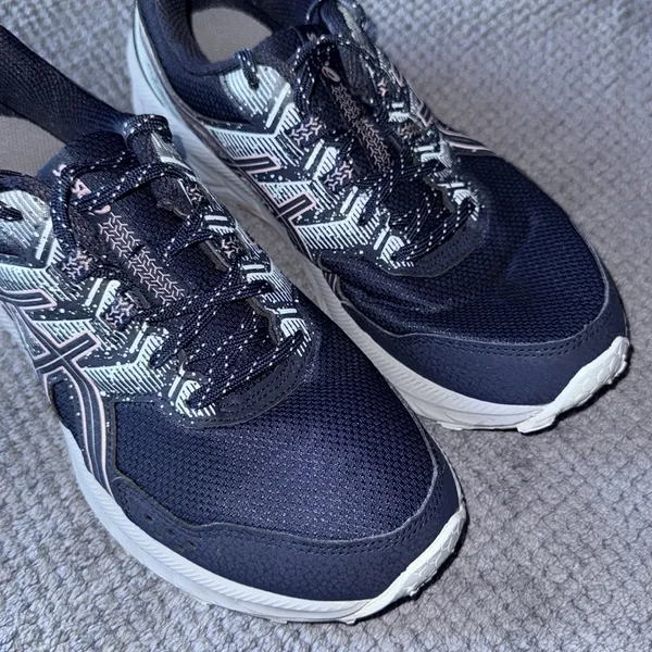 ASICS Gel Venture Navy Pink White Women's Trail‎ Running Sneakers Size 9 - Image 3