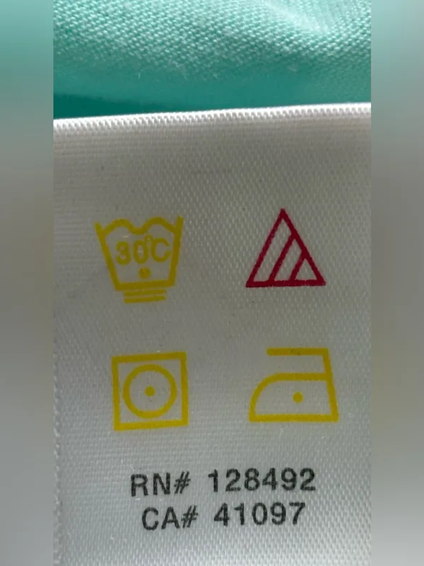 Gymshark Mint Green Short Sleeve Polo Shirt Size Large - Image 4