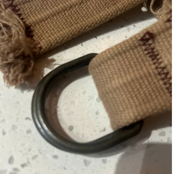 Belt Canvas Rivet Tan - Image 4