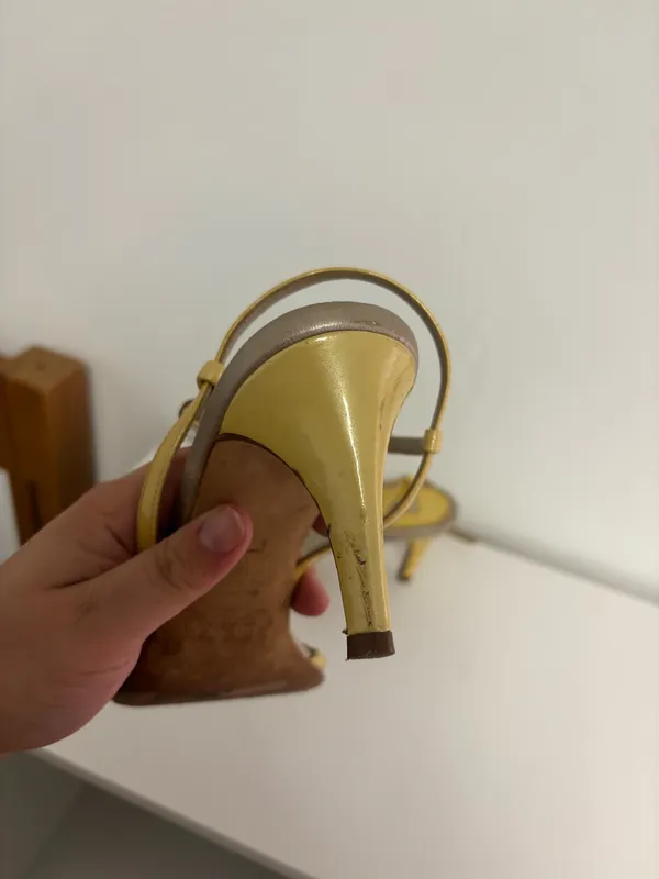 yellow furla heels - Image 2